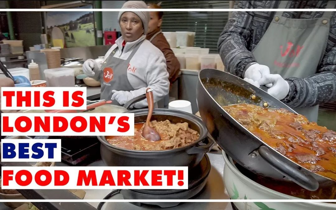 We visit the best FOOD market in London & Harry Potter movie location!